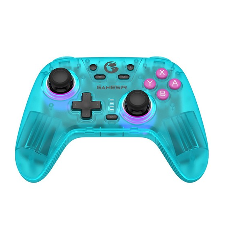 GameSir Nova HD Rumble NS Controller, RGB Lights, Tri-mode Connection, Compatible with Switch, PC, iOS, Android and Steam Deck - Green